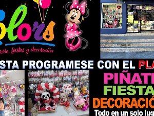 COLORS PIÑATERIA - FIESTAS Y DECORACIÓN. PLAN SEPARE