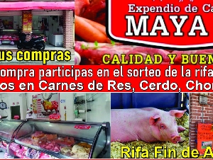 EXPENDIO DE CARNES MAYA #2 PREMIA SUS COMPRAS. 
