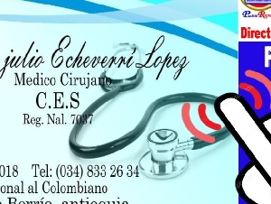 Dr. JULIO ECHEVERRY LÓPEZ - PUERTO BERRIO