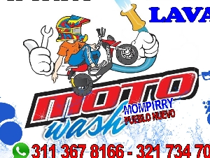 MOMPIRRY MOTO LAVADO EN PUEBLO NUEVO.  
