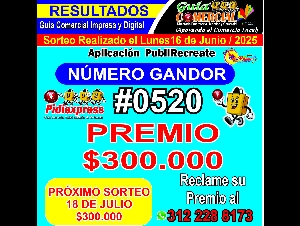 SORTEO APLICACIÓN  PREMIO GRATIS $200.000