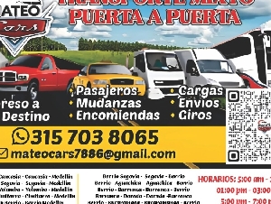 MATEO Cars / TRANSPORTE MIXTO PUERTA A PUERTA 